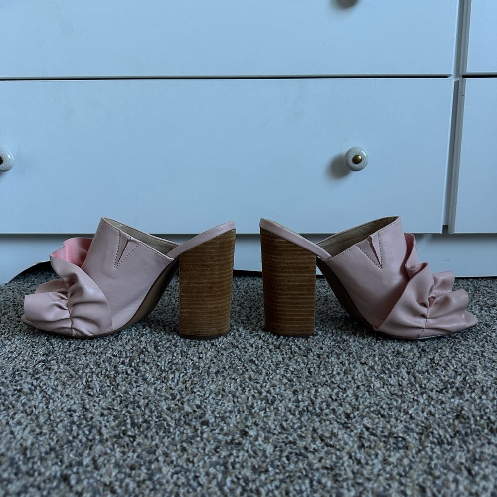 ASOS Talent Scout Ruffle Mules - Picture 2 of 4